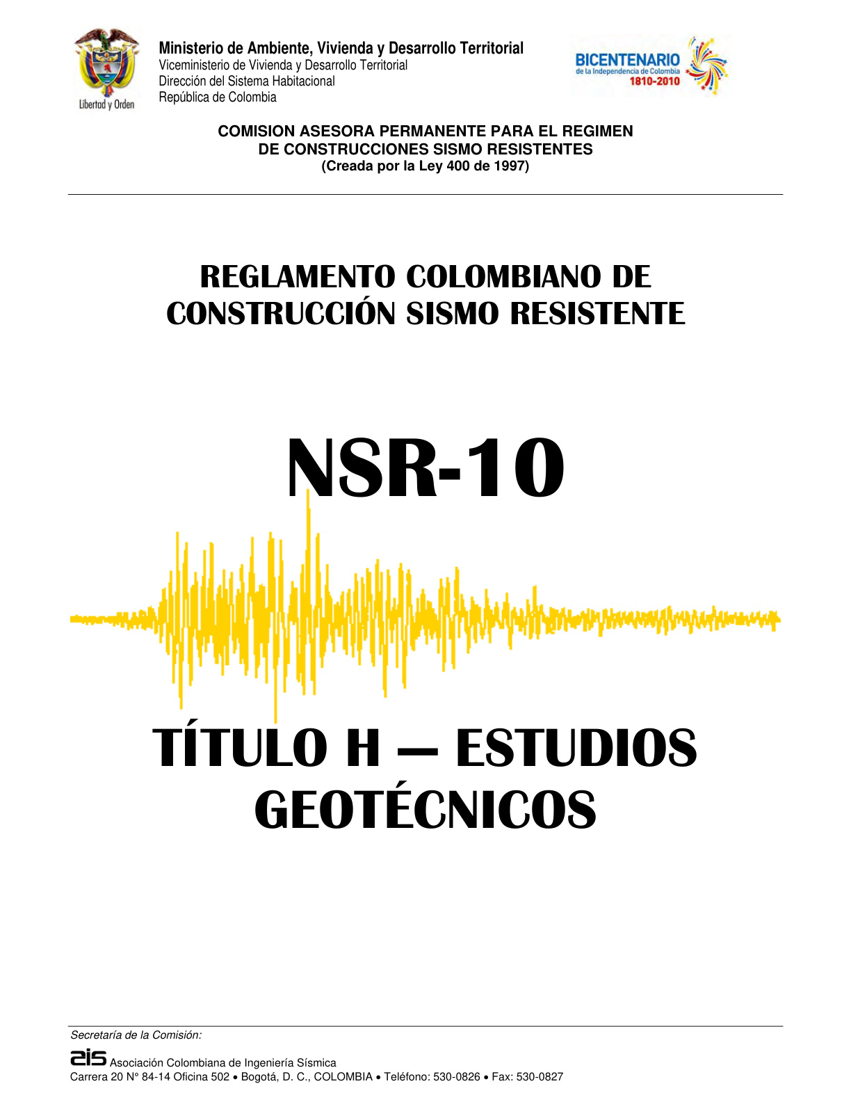 Título H NSR-10